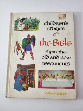 Children's Stories of the Bible from the Old and New Testaments - 1968 Vintage